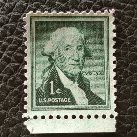 00 6. . 804 1 cent george washington stamp used f